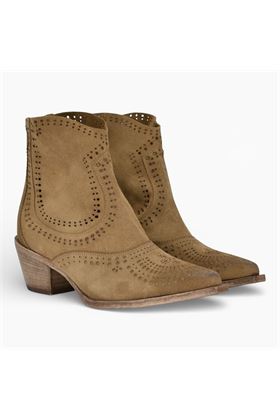 Texano donna Curiositè in camoscio colore marrone. CURIOSITE' | 2926-409 MARRONE